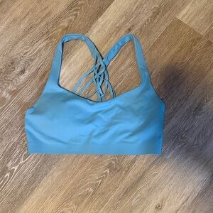 Lululemon Athletica Blue Strappy Sports Bra